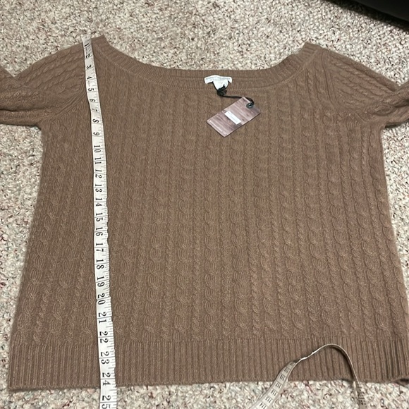 Oats cashmere 100% cashmere sweater with zip sleeve and boat neck - Picture 4 of 8